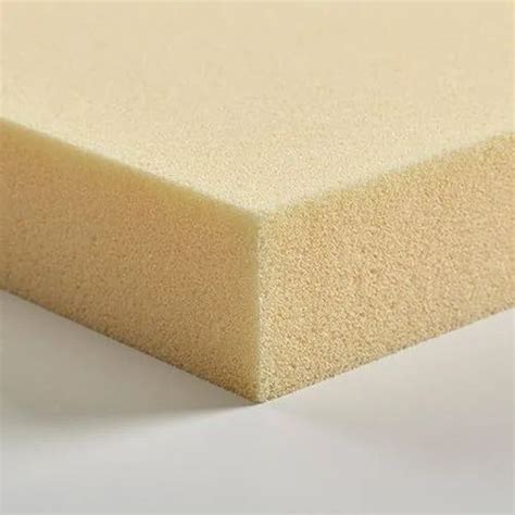 Beige Flexible Polyurethane Foam Sheet 39 Kgm3 Thickness 1inch At