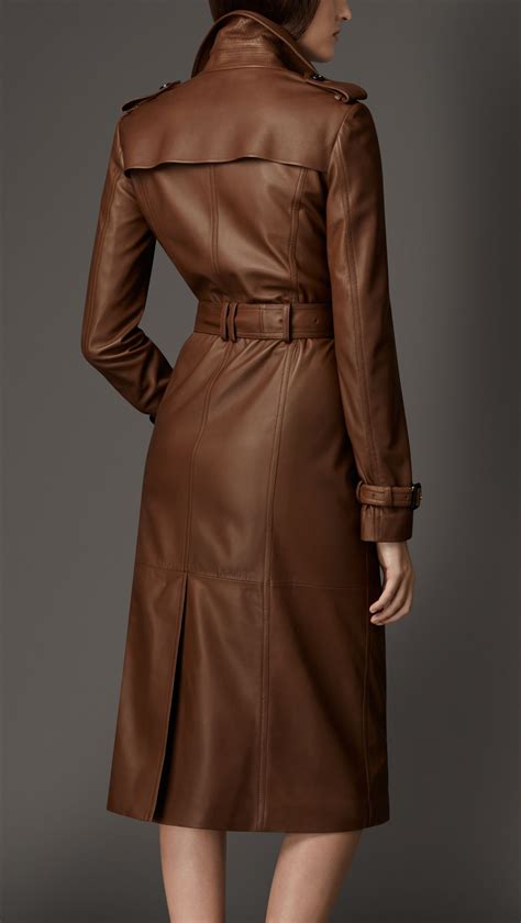 Lambskin Wrap Trench Coat Coats For Women Stylish Coat Leather Jackets Women