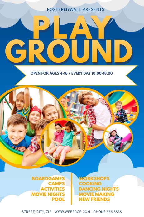 Playground Flyer Design Template Postermywall