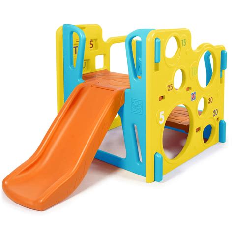 Grow N Up Climb N Explore Play Gym Slide Playground Yellow Kiddyid