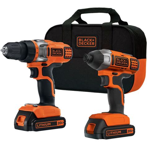 Tackle a full range of diy tasks with the matrix cordless tool kit. Black & Decker BDCD220IA 20-Volt Lithium-Ion Drill and ...