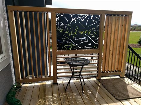 Stunning Louvered Deck Privacy Screen By Paul Lafrance Design And