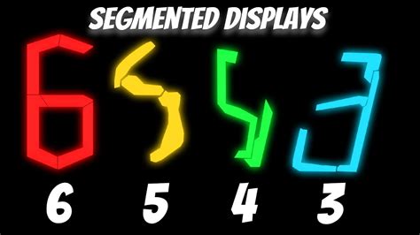 6 5 4 3 Segment Displays Youtube