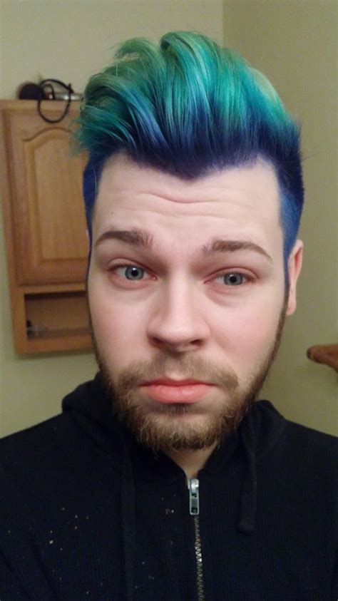 March 2017 Merman Hair Colored And Styled Me Me Blue Green Purple