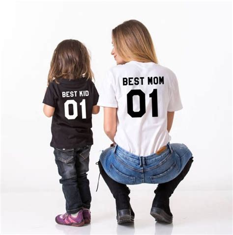 Mother Son Matching Personalized Mother Son Shirts Custom Etsy