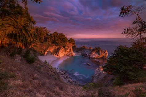 Seascape Mcway Falls Nature Photography Southern California Photo