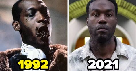 Side By Side Photos Of The 1992 “candyman” Cast And The 2021 Cast