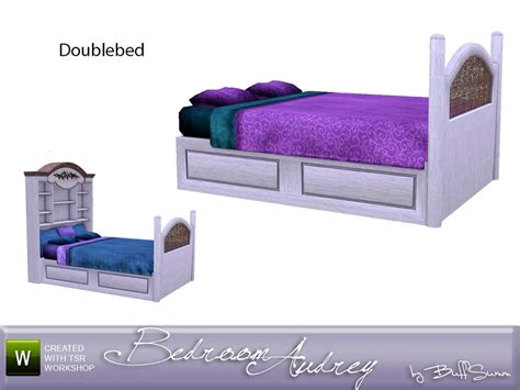 The Sims Resource Bedroom Audrey Doublebed