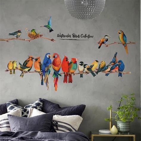 Bird Wall Decals Bird Wall Decals Wall Murals Painted Wall Decals