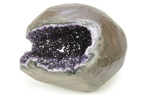 87 Dark Purple Amethyst Geode Uruguay 275662 For Sale