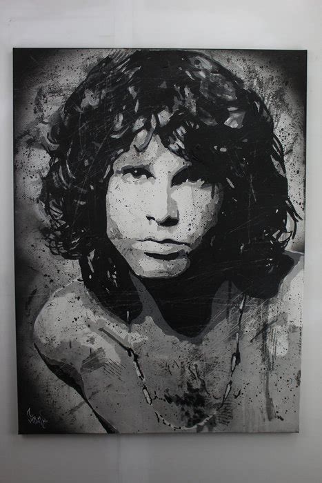 The Doors Jim Morrison Painting Acrylic On Canvas By Artist