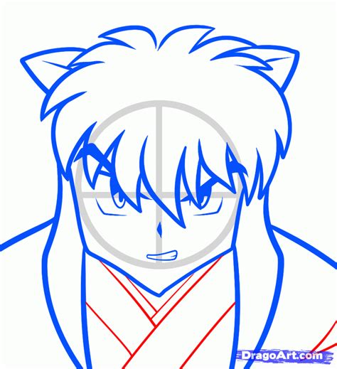 Easy anime drawing at getdrawings com free for personal. Easy Draw Anime | how to draw inuyasha easy step 6 | Easy ...