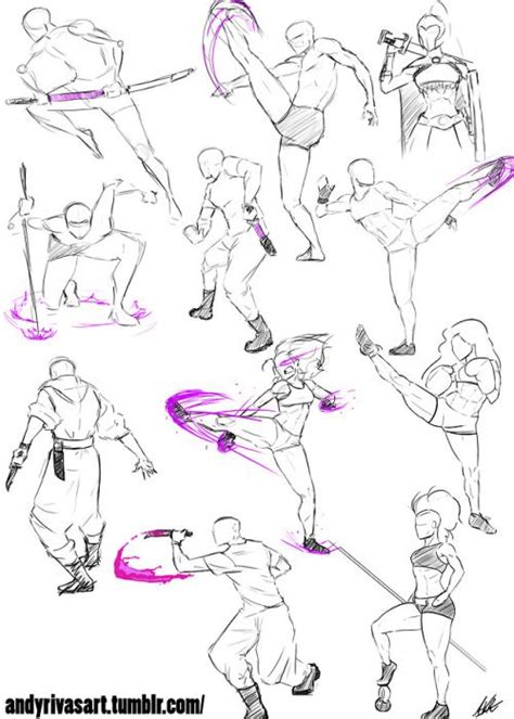 Pin By Shay Gable On Poses Fighting Drawing Art Reference Poses