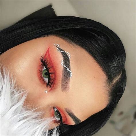 Pin By Baddie ⚠️ House💞⚠️ On Makeup Face Made Tumblr Eye Makeup Red