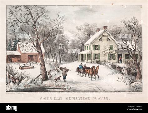 American Homestead Winter Hi Res Stock Photography And Images Alamy