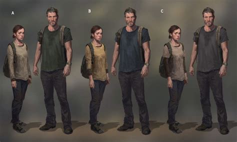 Ellie And Joel Concept Art The Last Of Us Part Ii Art Gallery Game
