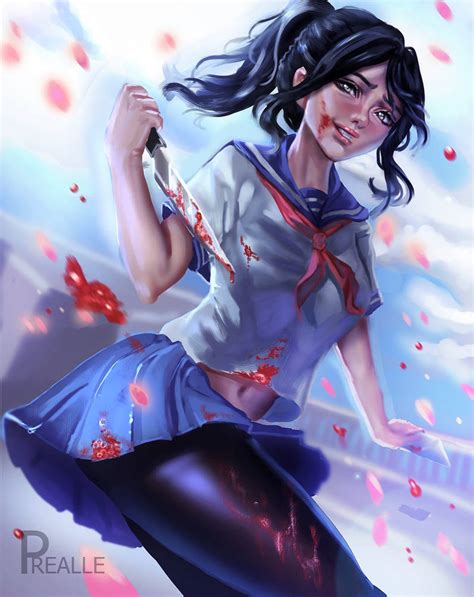 Yandere Simulator Ayano Aishi By Prealle On Deviantart