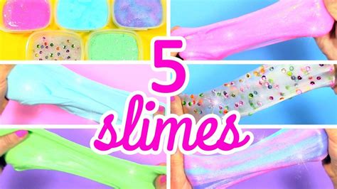 How To Make Slime Without Borax 5 Amazing Slimes How To Make Slime
