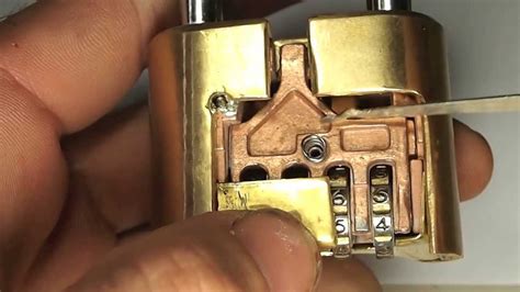 How To Open A Master Lock 175 Combination Padlock In 3 Seconds Fasrsb