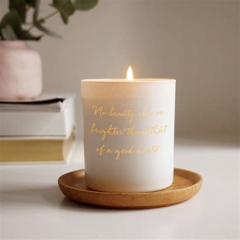 Personalised Quote Candle By Illumer
