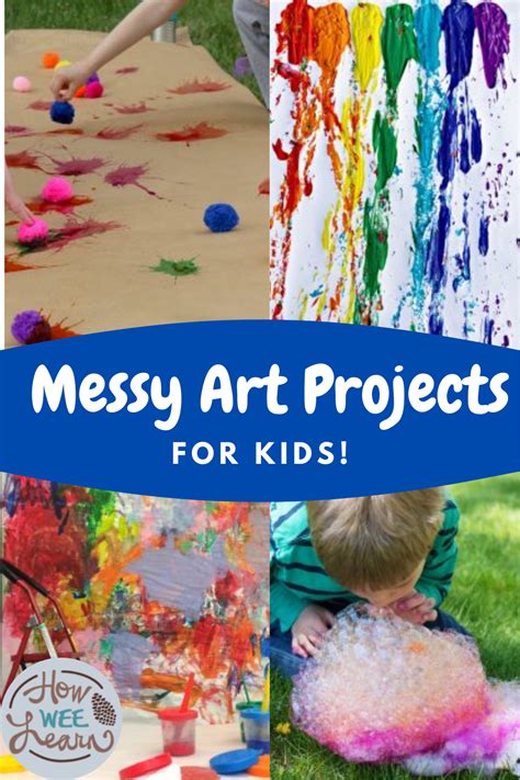 Messy Art Activities For Kids How Wee Learn Art Activities For Kids