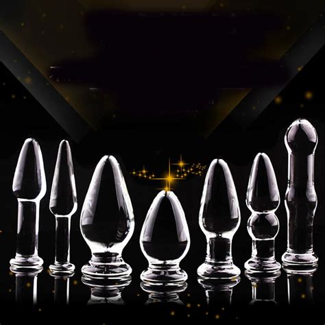 7 Style Glass Butt Anal Plugs Crystal Dildo Sex Toys For Gay Adult Products For Women And Men In