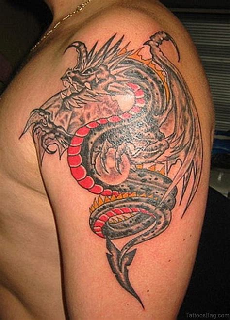 72 Outstanding Dragon Shoulder Tattoos Tattoo Designs TattoosBag Com