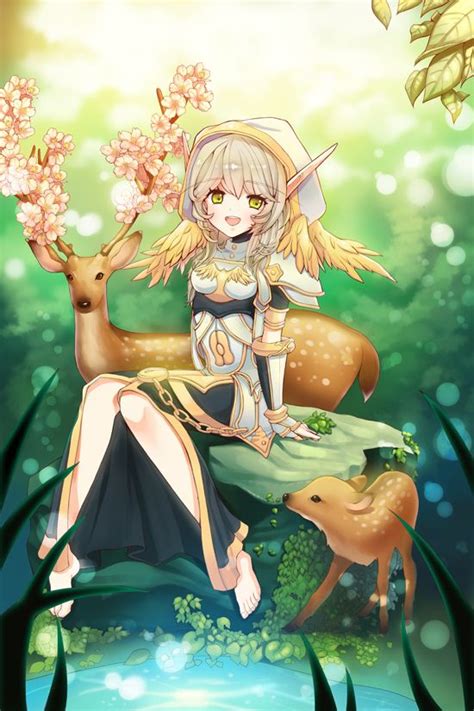 Adorable Cute Anime Deer Girl