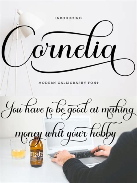 Cornelia Font By Ws Studio · Creative Fabrica Modern Calligraphy