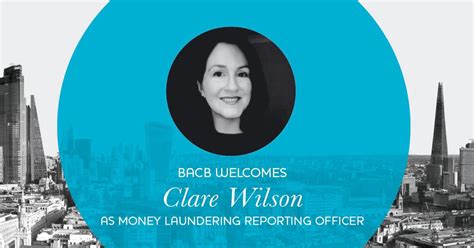 Bacb Appoints Clare Wilson As New Money Laundering Reporting Officer Bacb