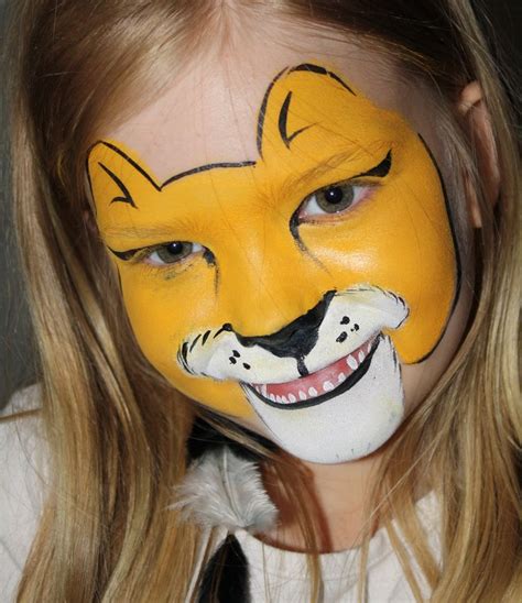 Lion Face Painting Lion Face Paint Lion Face Paint Pintura Facial