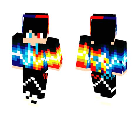 Download Cool Fire And Ice Boy Minecraft Skin For Free Superminecraftskins
