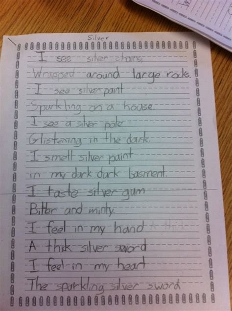 2nd Grade Poetry Unit Color Poems