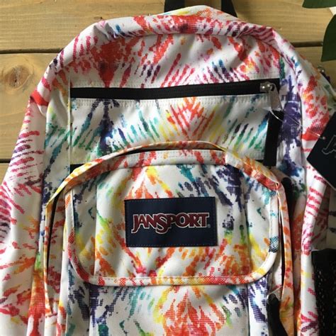 Jansport Bags Jansport Digital Student Rainbow Tie Dye Backpack
