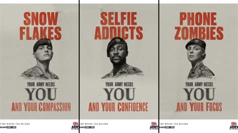 Uk Army Seeks Snowflakes And Selfie Addicts In New Ads Cnn