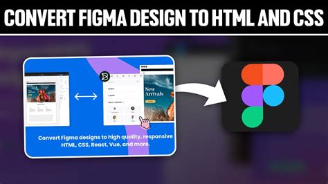 How To Convert Figma Design To Html And Css Full Tutorial