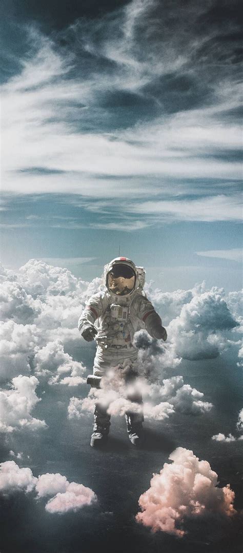 Astronaut Suit Space Clouds 1080x2460