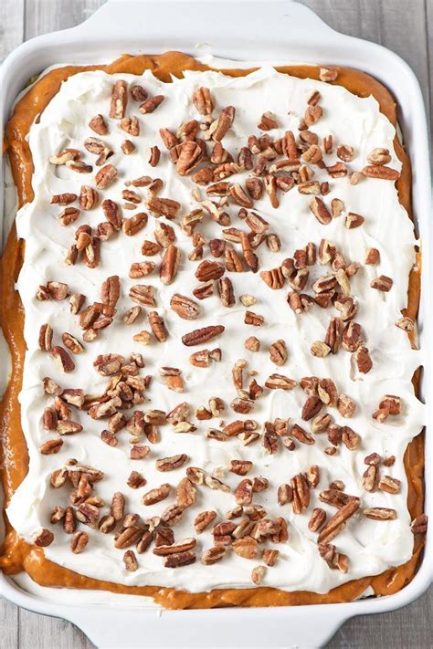 Spread into the this was such an easy pie to pull together! Deliciously creamy no bake pumpkin dessert layered with a ...