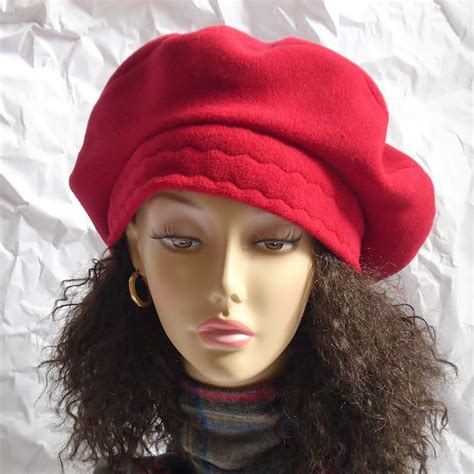 Oversized Size Beret Etsy