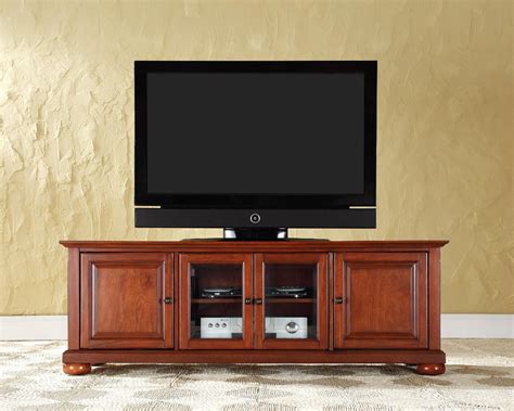 Crosley Furniture Alexandria 60in Low Profile Tv Stand In Classic Cherry