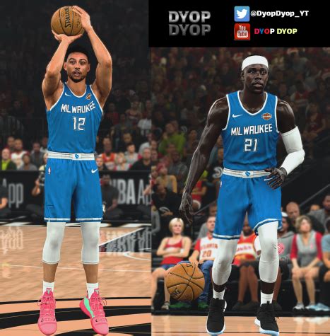 The orange pinstripes are a nod to the sunshine and. Milwaukee Bucks (MIL) Leaked 'Blue' 2020-2021 City Jersey by Dyop Dyop FOR 2K21 - NBA 2K ...