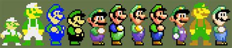 Luigi Pixel Sprites By Mazecube On Deviantart