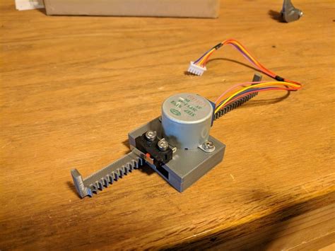 Linear Actuator For Byj48 Stepper Motor By Tucksprojects Thingiverse