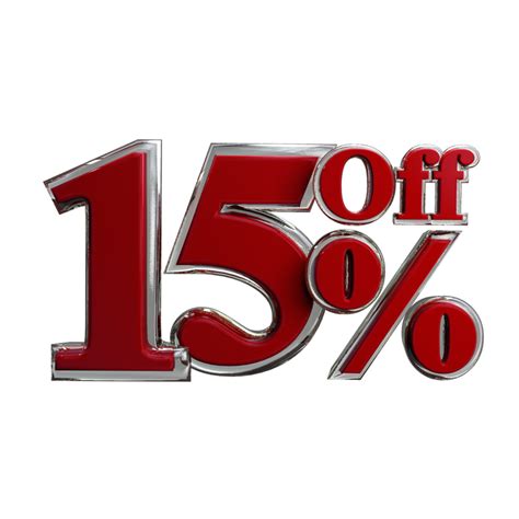 Special Offer 15 Percent Off 11742815 Png