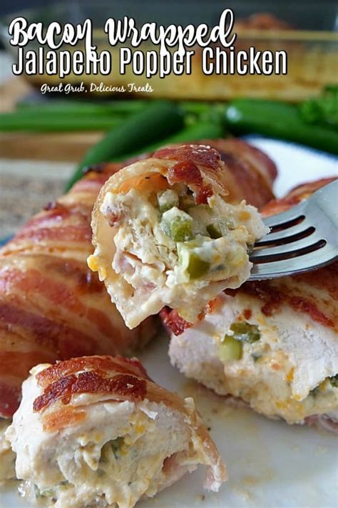 Bacon Wrapped Jalapeno Popper Chicken See More Recipes