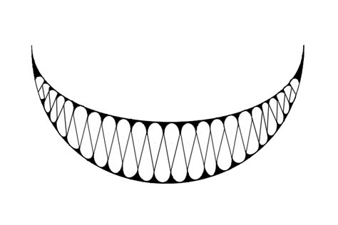 Image result for pic evil teeth smile | Evil smile, Monster coloring png image