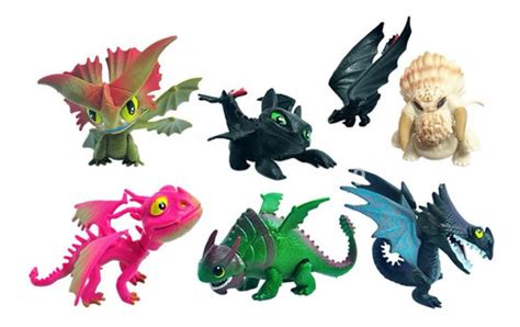 Chimuelo Como Entrenar A Tu Dragon Coleccion 7 Figuras Mercado Libre