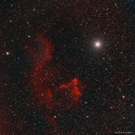 The Ghost Nebula Ic 63 And 59 In Cassiopeia Richard Hennig Astrobin