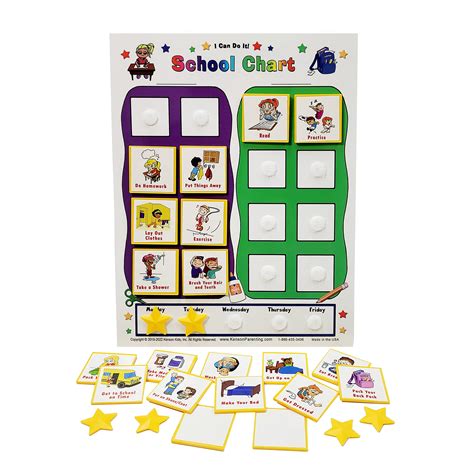 Buy Kenson Kids I Can Do It Before And After School Chart Online At