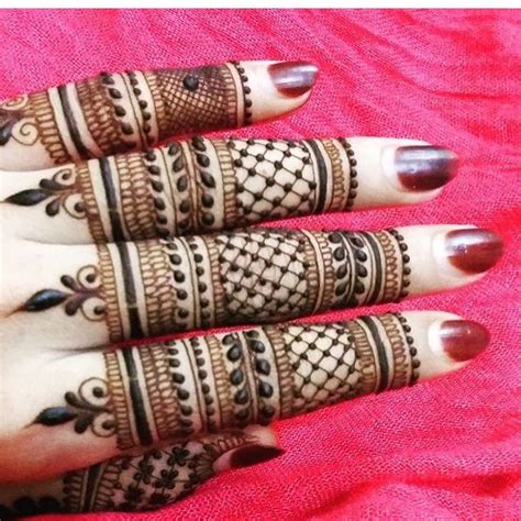 10 Latest Finger Mehndi Design Ideas For Eid Bling Sparkle